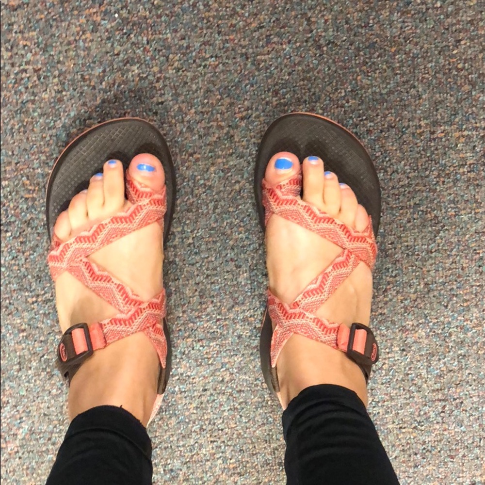 Orange chacos!